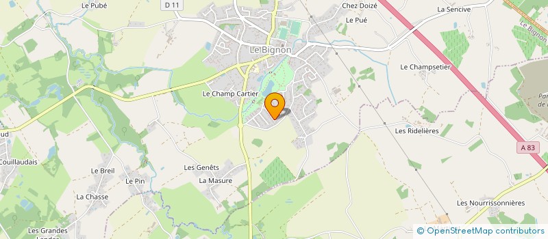 localisation de l'entreprise ENTREPRISE DOS SANTOS  LE BIGNON