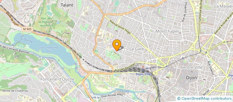 localisation de l'entreprise ENTREPRISE DOUMERG à DIJON
