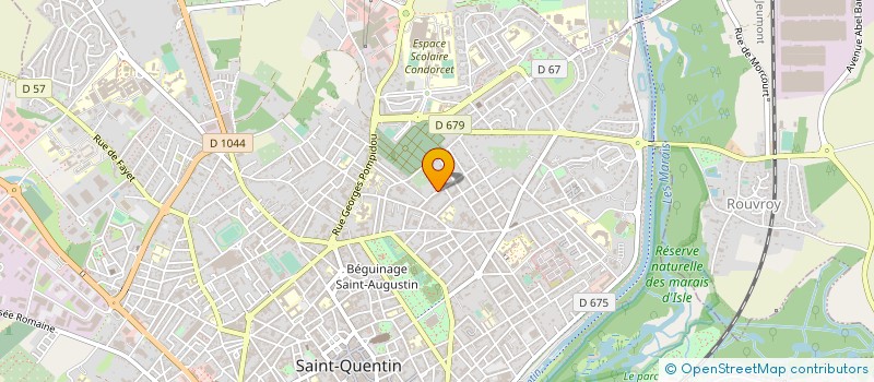 localisation de l'entreprise ENTREPRISE DRAIN à SAINT-QUENTIN