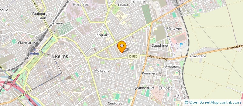 localisation de l'entreprise ENTREPRISE DREMONT  REIMS