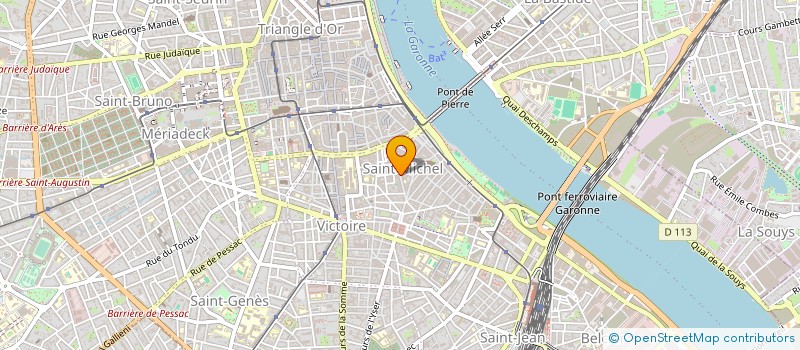 localisation de l'entreprise ENTREPRISE DU BATIMENT B. ET R. MATHIEU à BORDEAUX