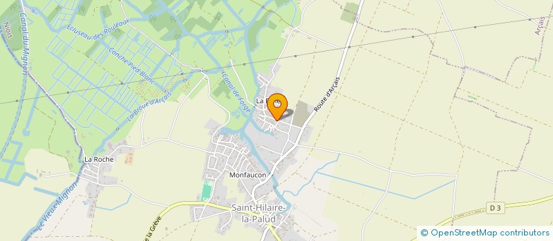 localisation de l'entreprise ENTREPRISE DU BATIMENT TAPIN ET FILS  SAINT-HILAIRE-LA-PALUD