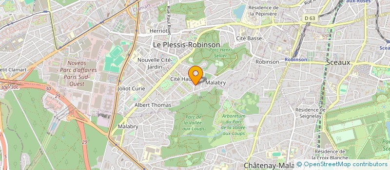 localisation de l'entreprise ENTREPRISE DU BTP SANTA MARIA à LE PLESSIS-ROBINSON