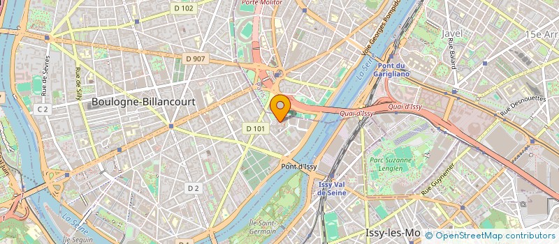 localisation de l'entreprise ENTREPRISE DU CENTRE à BOULOGNE-BILLANCOURT