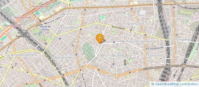 localisation de l'entreprise ENTREPRISE DU GRAND CERF  PARIS