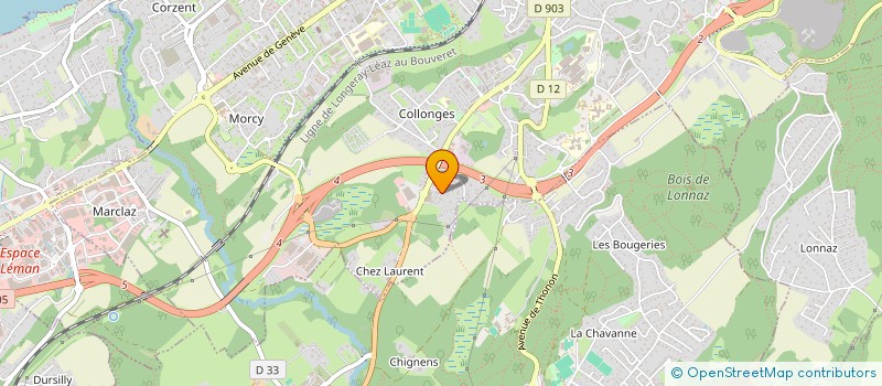 localisation de l'entreprise ENTREPRISE DU LAC à THONON-LES-BAINS