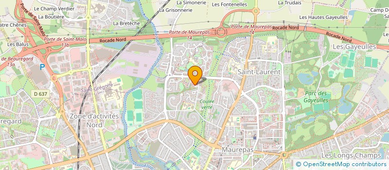 localisation de l'entreprise ENTREPRISE DUBOIS  RENNES