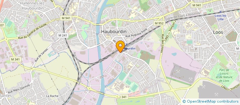 localisation de l'entreprise ENTREPRISE DUBOIS SUCCESSEURS  HAUBOURDIN