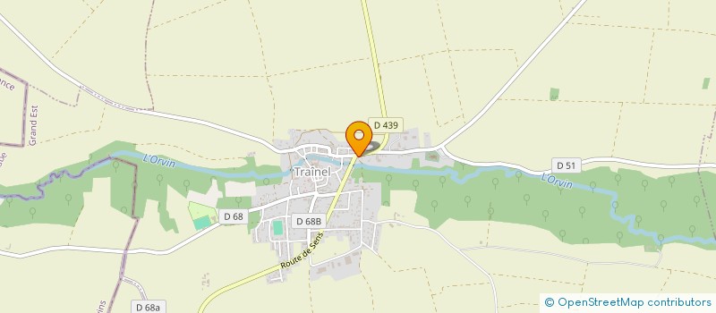 localisation de l'entreprise ENTREPRISE DUBUISSON  TRAINEL