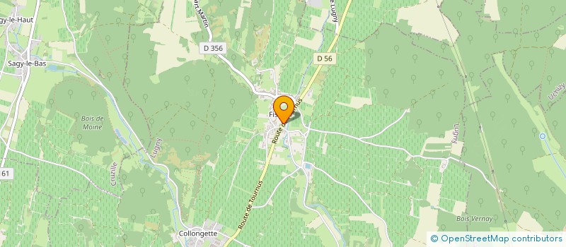 localisation de l'entreprise ENTREPRISE DUCOEUR à LUGNY