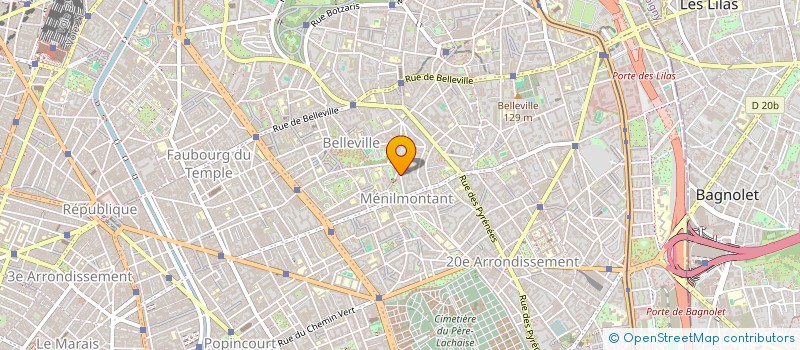 localisation de l'entreprise ENTREPRISE DUFOUR  PARIS