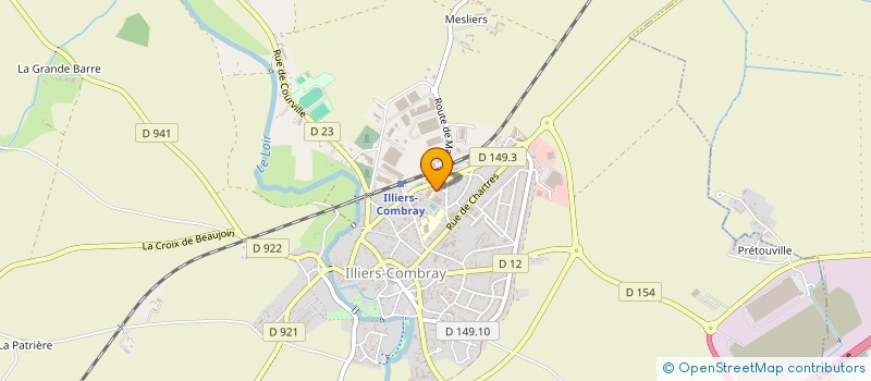 localisation de l'entreprise ENTREPRISE DUGAT à ILLIERS-COMBRAY