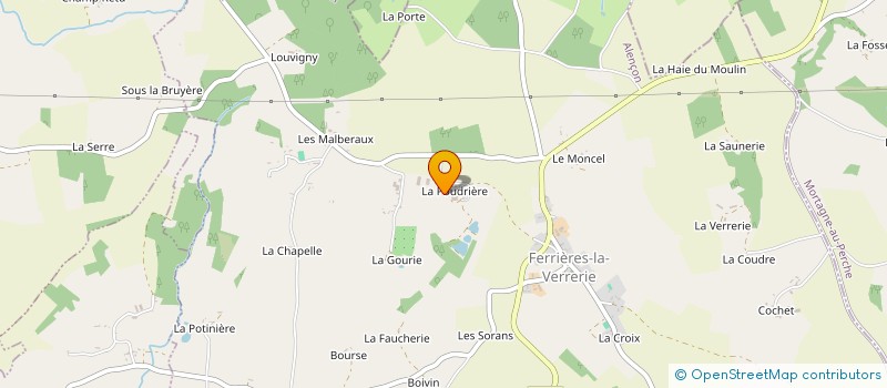 localisation de l'entreprise ENTREPRISE DUMOULIN à FERRIERES-LA-VERRERIE