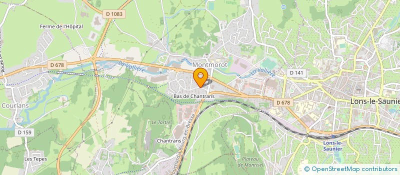 localisation de l'entreprise ENTREPRISE DUPIC JEAN CLAUDE à MONTMOROT