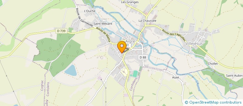 localisation de l'entreprise ENTREPRISE DUPIN ET FILS à FOUQUEURE