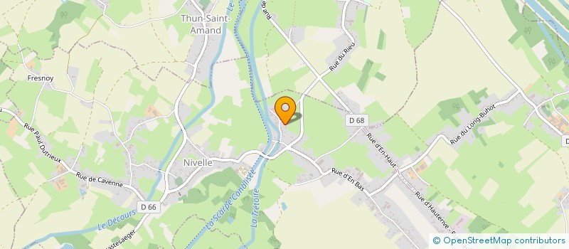 localisation de l'entreprise ENTREPRISE DUPONT à NIVELLE