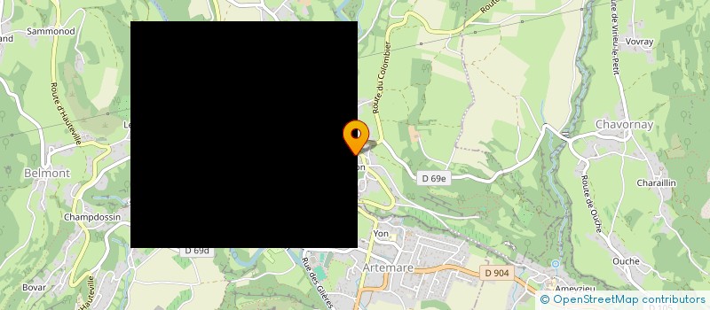 localisation de l'entreprise ENTREPRISE DURAND à VALROMEY-SUR-SERAN