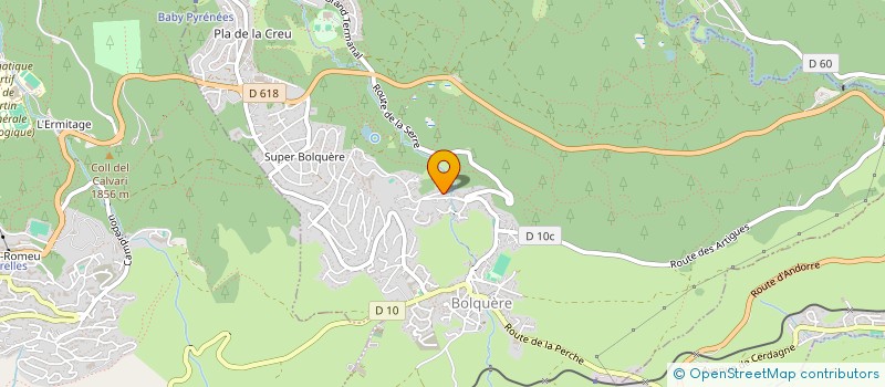 localisation de l'entreprise ENTREPRISE DURAND  BOLQUERE