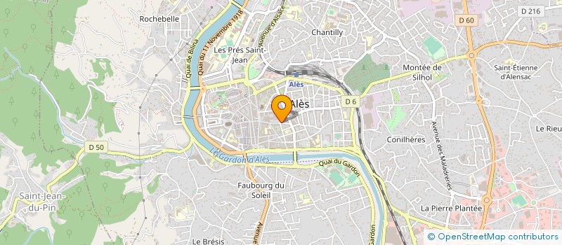 localisation de l'entreprise ENTREPRISE DURSUN à ALES