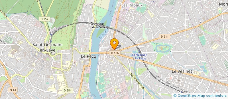 localisation de l'entreprise ENTREPRISE DURVILLE TOSI  LE VESINET