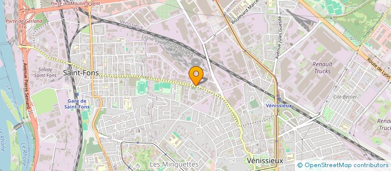 localisation de l'entreprise ENTREPRISE DUTEURTRE à VENISSIEUX