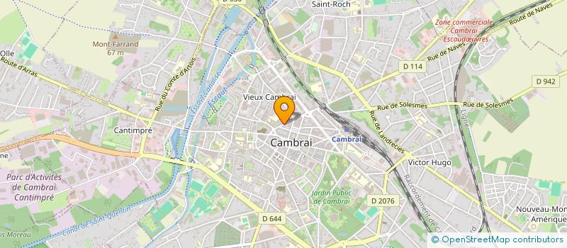 localisation de l'entreprise ENTREPRISE DUTOIT ADES SERA L'ALBA à CAMBRAI