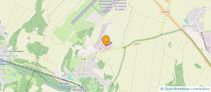 localisation de l'entreprise ENTREPRISE DYA  BOISSY L'AILLERIE