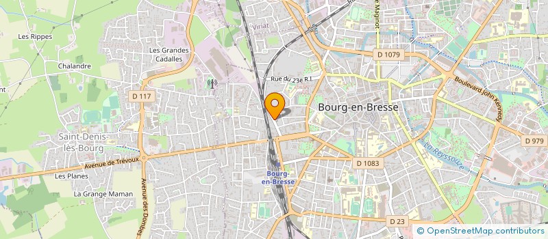localisation de l'entreprise ENTREPRISE E BARBEROT à BOURG-EN-BRESSE