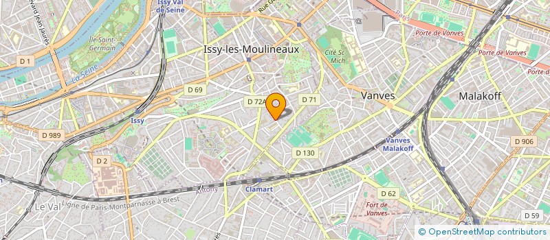 localisation de l'entreprise ENTREPRISE E. BIENVENU à ISSY-LES-MOULINEAUX