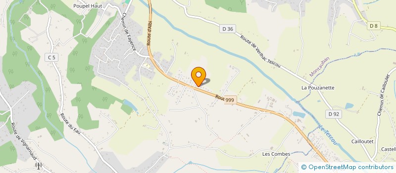 localisation de l'entreprise ENTREPRISE ECO CONSTRUCTION ET BATIMENT  MONTAUBAN