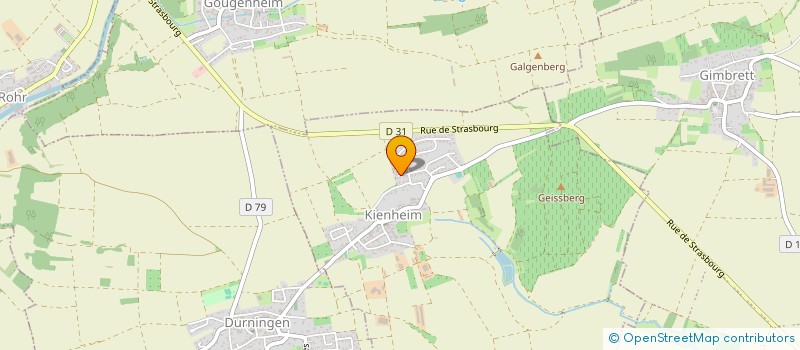 localisation de l'entreprise ENTREPRISE EIBEL CHRISTIAN à KIENHEIM