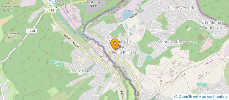 localisation de l'entreprise ENTREPRISE EISENBARTH  PETITE-ROSSELLE