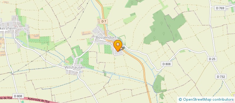 localisation de l'entreprise ENTREPRISE ELEC-CONCEPT  BOSSENDORF