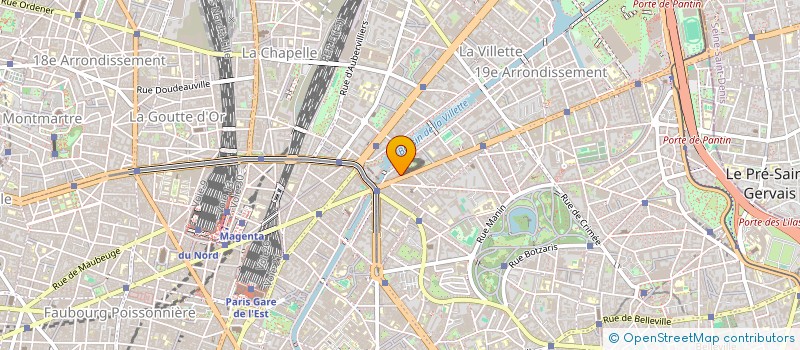 localisation de l'entreprise ENTREPRISE ELECTRIC MODERNE  PARIS