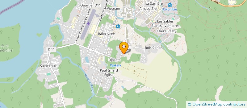 localisation de l'entreprise ENTREPRISE ELECTRICITE GENERALE à SAINT-LAURENT-DU-MARONI