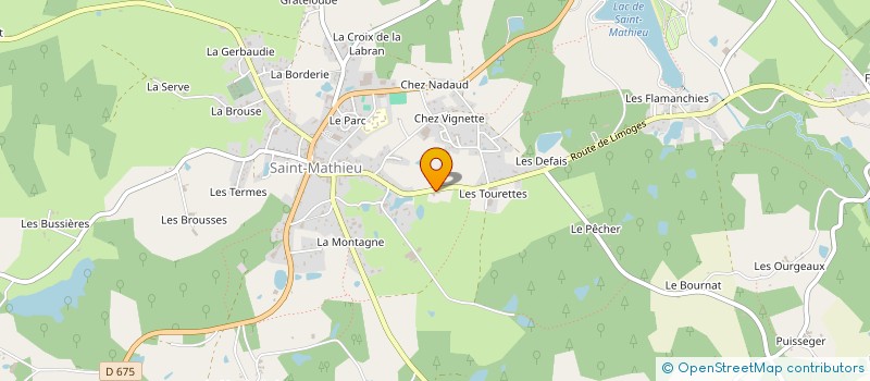 localisation de l'entreprise ENTREPRISE ELECTRIQUE BATIFOIX à SAINT-MATHIEU