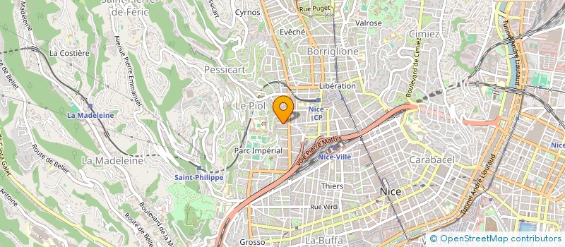 localisation de l'entreprise ENTREPRISE EPC à NICE