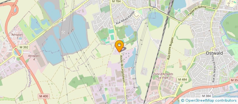 localisation de l'entreprise ENTREPRISE ERB SA  GEISPOLSHEIM