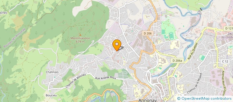 localisation de l'entreprise ENTREPRISE ERDEN OZ à ANNONAY