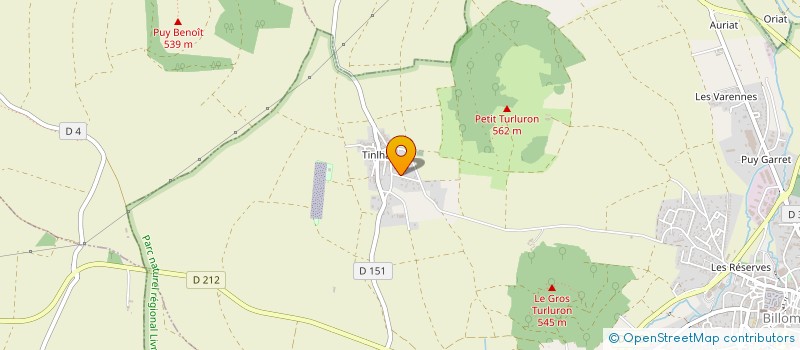 localisation de l'entreprise ENTREPRISE ERIC VIALATTE  BILLOM