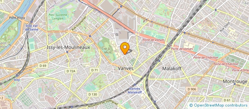 localisation de l'entreprise ENTREPRISE ET CONVIVIALITE à VANVES