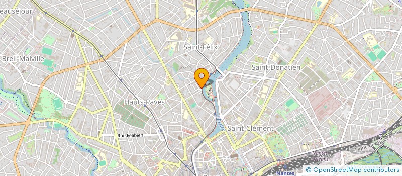 localisation de l'entreprise ENTREPRISE ET MUTATIONS à NANTES