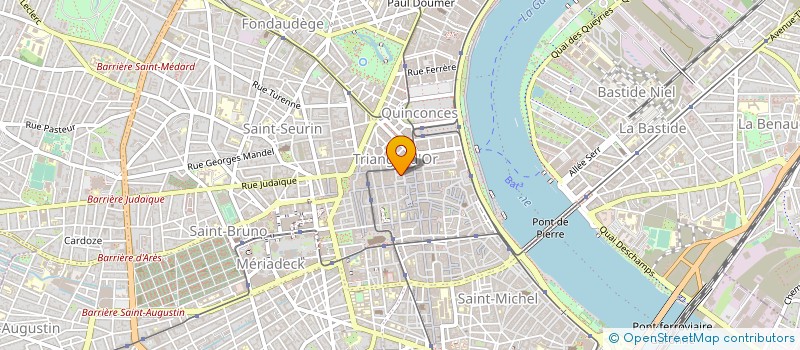 localisation de l'entreprise ENTREPRISE ET PATRIMOINE à BORDEAUX