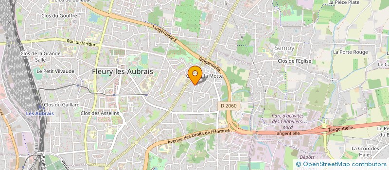localisation de l'entreprise ENTREPRISE ET SERVICES à ORLEANS