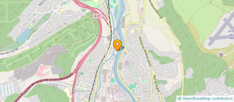 localisation de l'entreprise ENTREPRISE ETIENNE SARL  MAXEVILLE