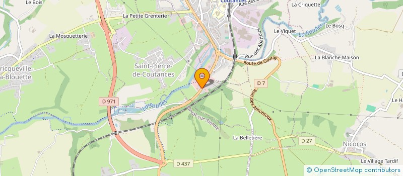 localisation de l'entreprise ENTREPRISE EUDE à SAINT-SAUVEUR-VILLAGES