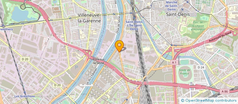 localisation de l'entreprise ENTREPRISE EUROPEENNE DE MACONNERIE GENERALE  SAINT-DENIS