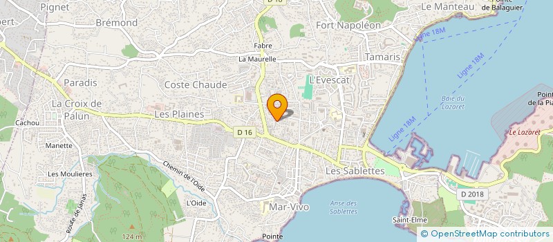 localisation de l'entreprise ENTREPRISE EUROPEENNE DU BATIMENT à LA SEYNE-SUR-MER