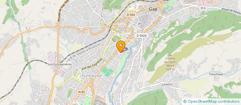 localisation de l'entreprise ENTREPRISE FABREGA PERE ET FILS à GAP