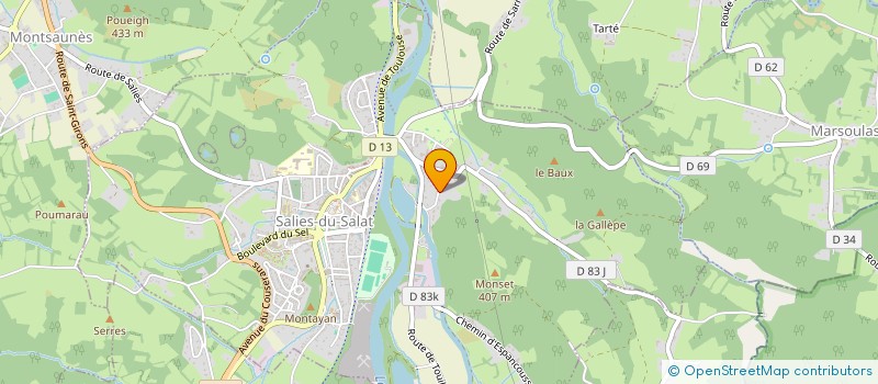 localisation de l'entreprise ENTREPRISE FADEL  CASTRES